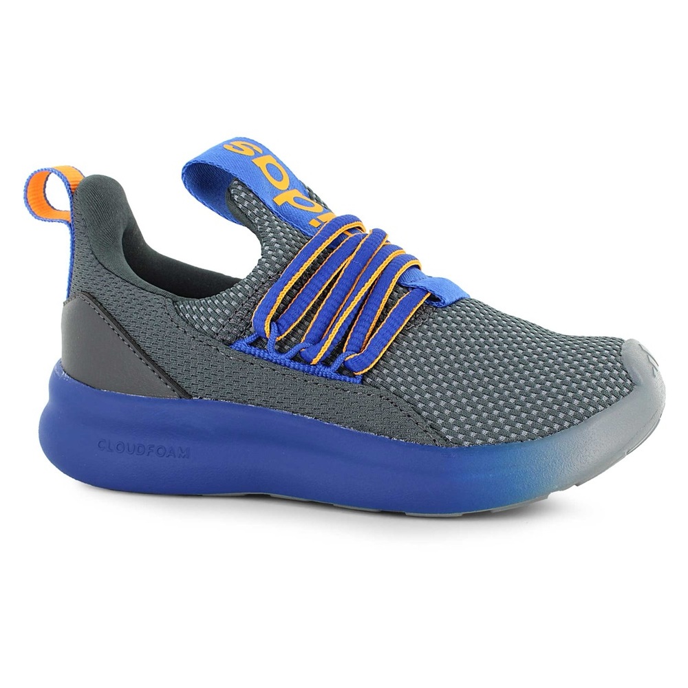 500. NEW SIZE 5.5 Adidas Kids' Gray and Blue Cloudfoam Sneakers